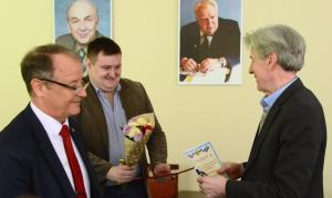 Вручение благодарственной грамоты В.В. Пененко