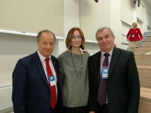 Директор ИВМиМГ СО РАН член-корр. РАН Сергей Игоревич Кабанихин,  Заместитель министра образования, науки и инновационной политики НСО  Олеся Геннадьевна Орлова, Ректор НГУ член-корр. РАН Михаил Петрович Федорук